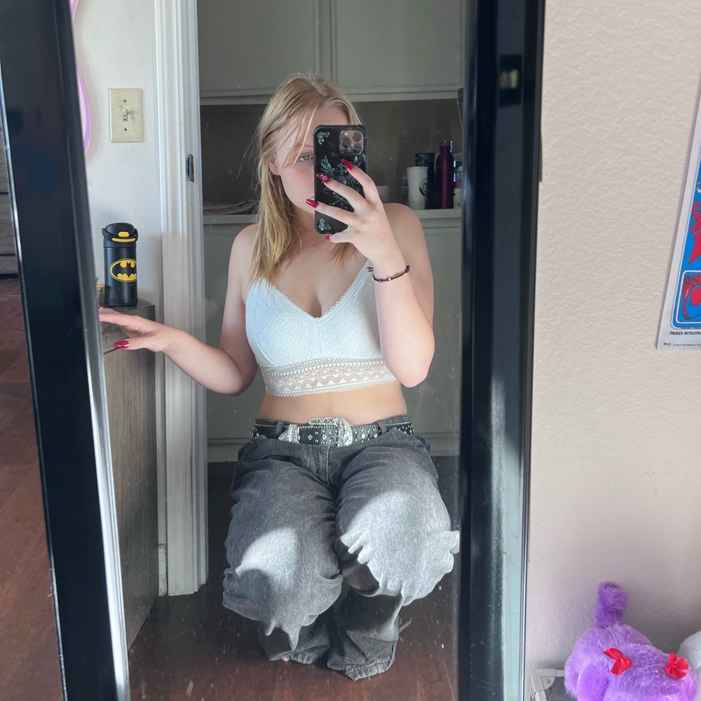 white lace nautica tiny tank